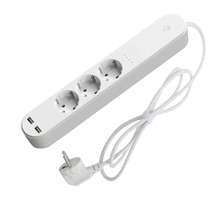 Grenuttag 3-vägs Smart m/USB Denver